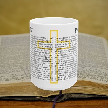 Proverbs 17 Full Text - 15oz Coffee Mug